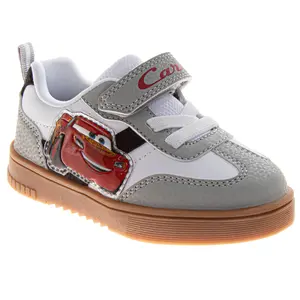 Disney Pixar Cars Lightning McQueen Sneakers Boys  Race Car Graphics Athletic Running Hook and Loop High Performance (Toddler / Little Kid)
