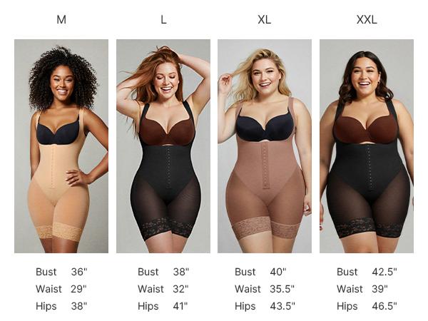 Shapellx BOOT-YEAH AirSlim Extreme Compression Open Bust Bodysuit