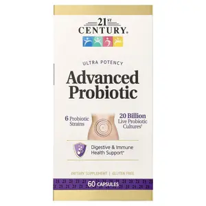 21st Century Ultra Potency Advanced Probiotic, 60 Capsules