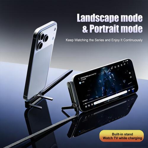 240W Fast Charging Cable Type C 5 FT, Invisible Stand Charging Cable, Flat 30 W Lightning Cable,65 W Type A Cable Right Angle,for iPhone 17 Series, Samsung Galaxy S25 S24 Ultra etc (BlacK) 240W Fast Charging Cable Type C 5 FT, Invisible Stand Charging Cable, Flat 30 W Lightning Cable,65 W Type A Cable Right Angle,for iPhone 17 Series, Samsung Galaxy S25 S24 Ultra etc (BlacK)