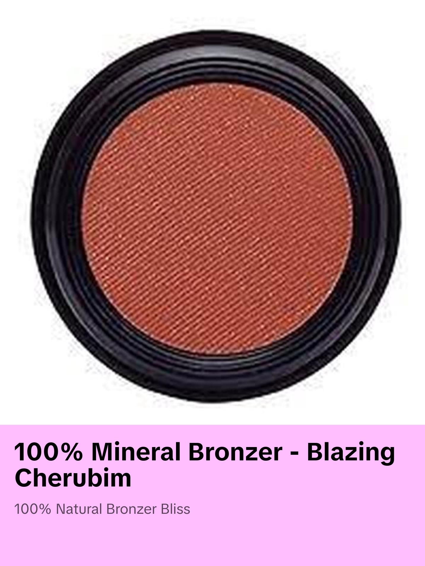 100% Minerals Bronzer (15-20ML), Blazing Cherubim