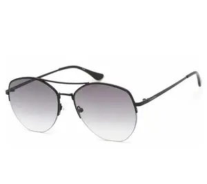 Calvin Klein Women's Semi-Rimless Aviator Sunglasses