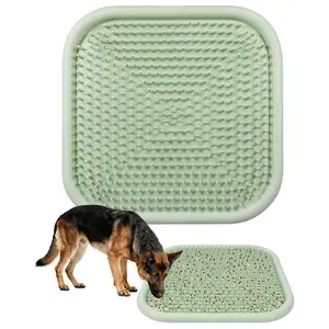 Snuffle Mat for Dogs, 23.6" x 23.6" Silicone Dog Feeding Mat Sniffing Interactive Feeding Game Encourages Natural Foraging Slow Feeder for Small/Medium/Large Dogs, Indoor & Outdoor