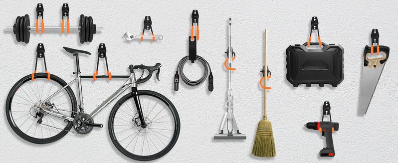 Steel Heavy Duty Garage Storage Hook Assorted Garage Hooks Bundle with Anti-Slip Coating for Organization. Anchors and Screw Included for Wall Mount Steel Heavy Duty Garage Storage Hook Assorted Garage Hooks Bundle with Anti-Slip Coating for Organization. Anchors and Screw Included for Wall Mount