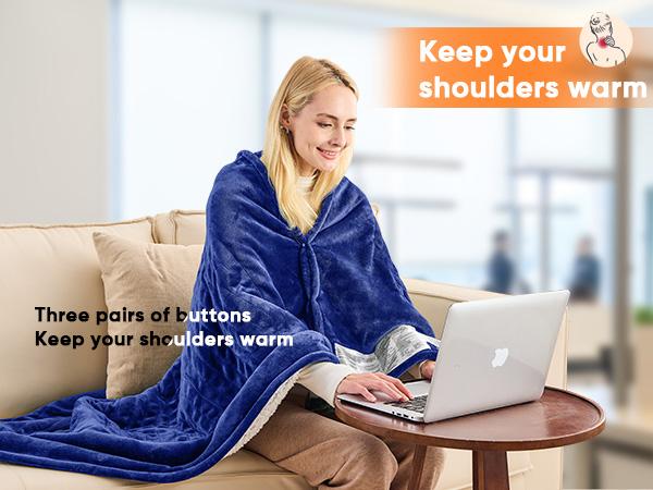 Greenoak Heated Blanket Electric Throw 50"X60", Heating Blanket with 10 Heat Levels 8 Hours Auto-Off,Fleece Soft Christmas Blanket,Gifts for Grandma Seniors Mom Greenoak Heated Blanket Electric Throw 50"X60", Heating Blanket with 10 Heat Levels 8 Hours Auto-Off,Fleece Soft Christmas Blanket,Gifts for Grandma Seniors Mom