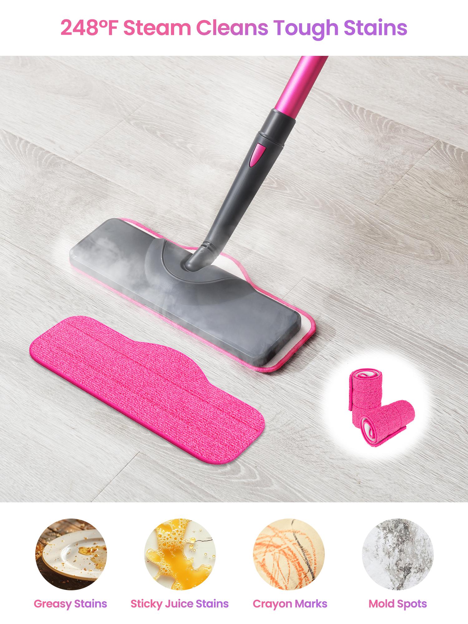 Schenley 6-Pack Microfiber Mop Pads for All-in-One Steam Mop, Washable & Reusable Replacement Pads, Fits Schenley Models SLFCSM064 & SLFCSM063