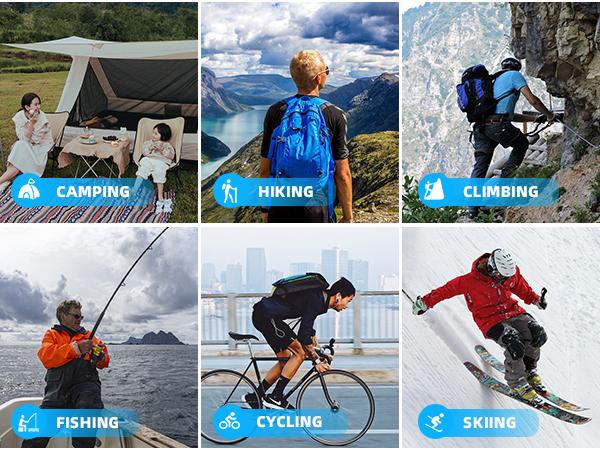 Solar Charger Power Bank 38800mAh-20000mAh, Portable Charger, 4 Cables 3 Ports Fast Charging External Battery Pack with USB C for Cell Phones, Solar Panel Charger with Dual Flashlight for Camping