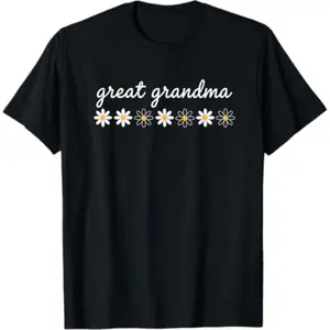 Great Grandma Grandparent Floral Daisy Mother's Day T shirt