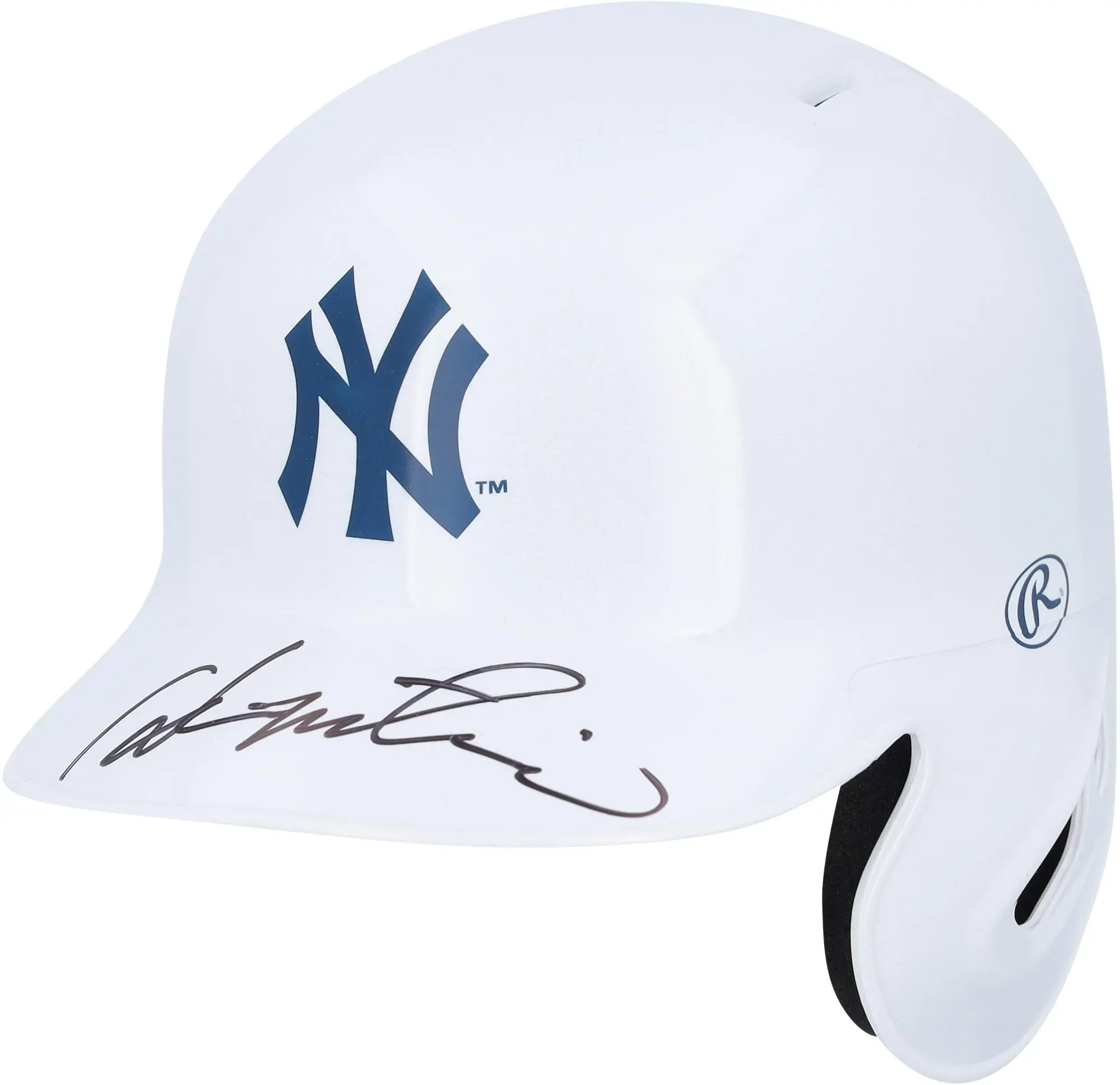 Hideki Matsui Yankees Autographed Rawlings Alternate Chrome Mini Batting Helmet