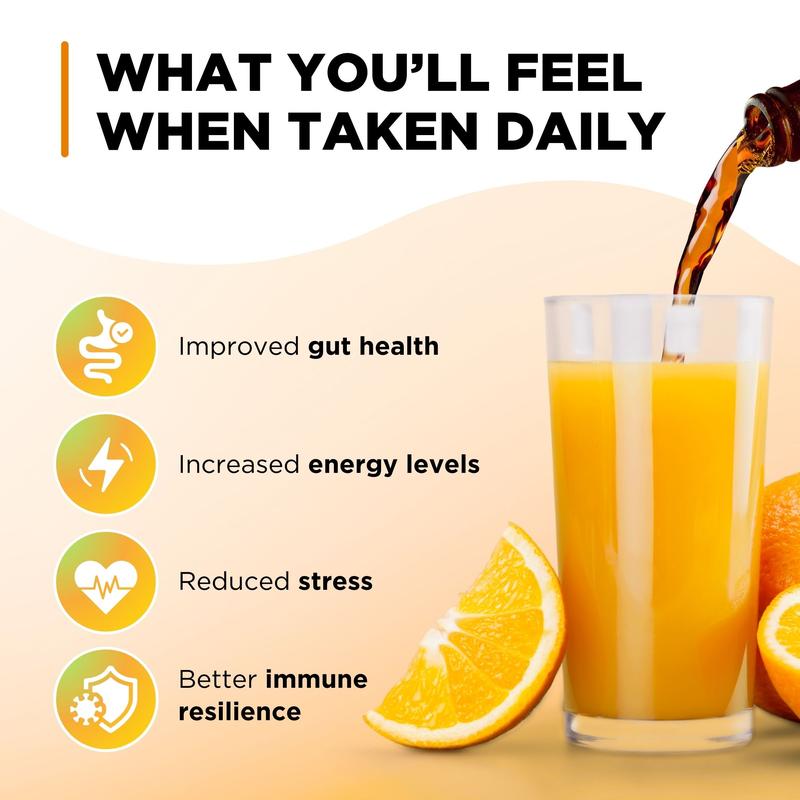 Serene Herbs Soursop Bitters Liquid Orange with Soursop Leaves for Gut Cleanse, Detox, Digestive Wellness & Immune Boost with Black Seed, Moringa, Irish Moss, Ashwaganda, Turmeric (16 FL oz, Orange)