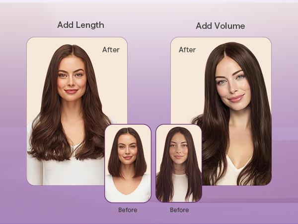 LaaVoo Butterfly Weft Hair Extensions Real Human Hair Hole Weft Invisible Genius Weft OVO Weft TikTokShopHolidayHaul 100 grams and 50 grams Christmas Gift