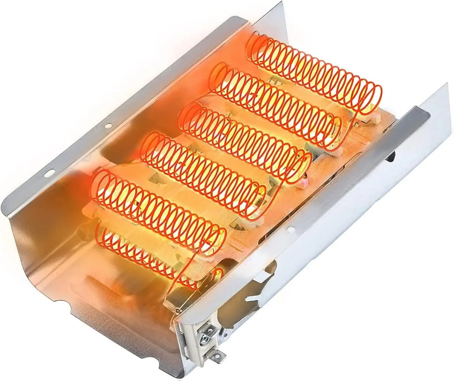 【UPGRADED】 Beaquicy New Dryer Heating Element - 240V 5400W, Easy-to-Install High Resistance Replacement for Whirlpool Centennial, Kenmore 70/80 Series (Model 110), NED4655EW1, MEDC215EW1, WED4815EW1, MEDC465HW0, 279838, W10724237, 4531017, 5400Watt, Longe