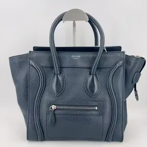 Pre-owned Celine leather Crossbody Bags Luggage Bag Grainy Leather