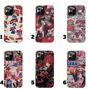 Kasane Teto Phone Case v2 Touch - UTAU Virtual Singer | Anime Music Aesthetic Case Compatible with iPhone 17, 16, 15, 14, 13, 12, 11, X & Samsung Galaxy