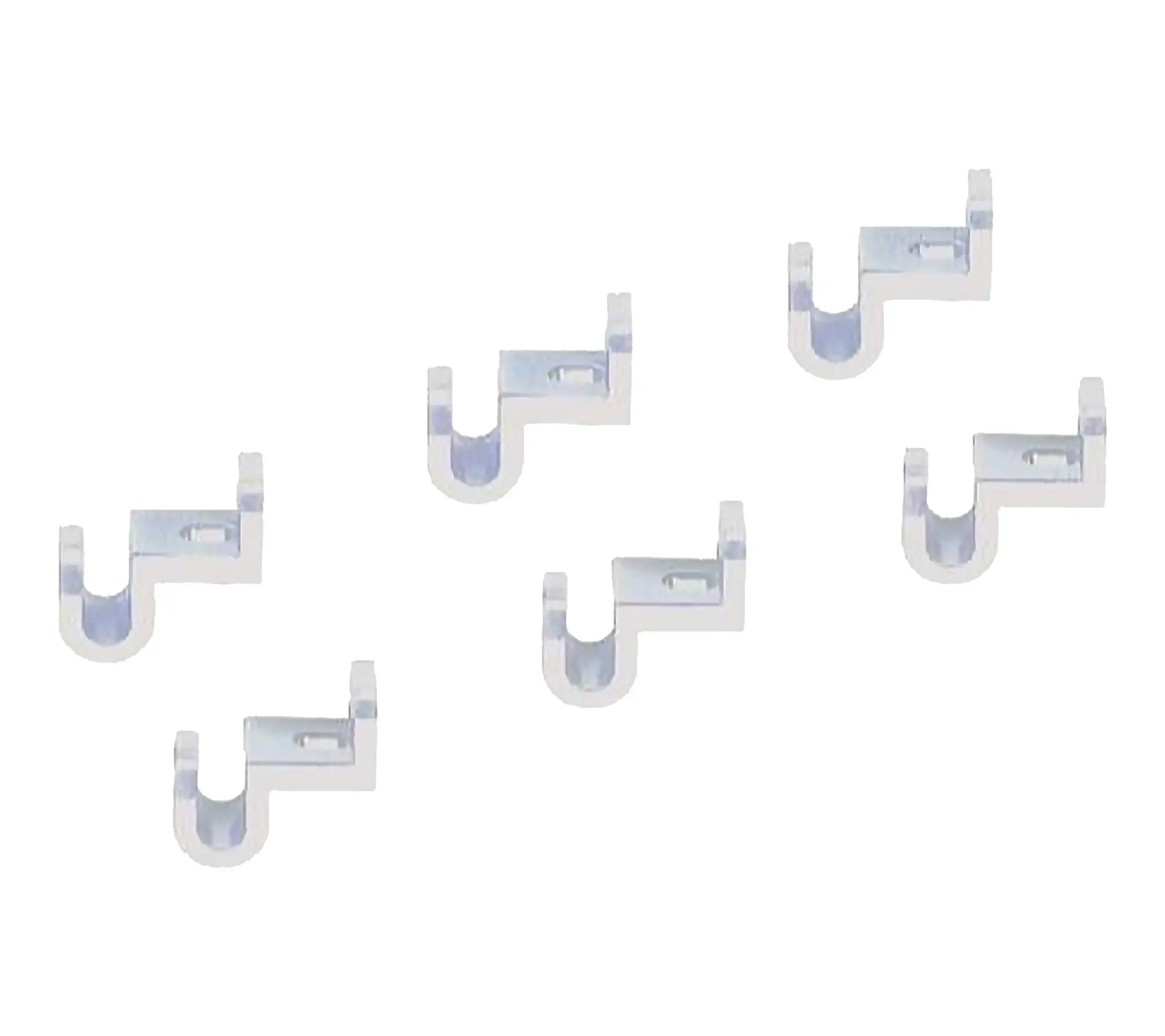 MAWA 18pc Space-Saving Waterfall Plastic Hanger Clips MAWA 18pc Space-Saving Waterfall Plastic Hanger Clips