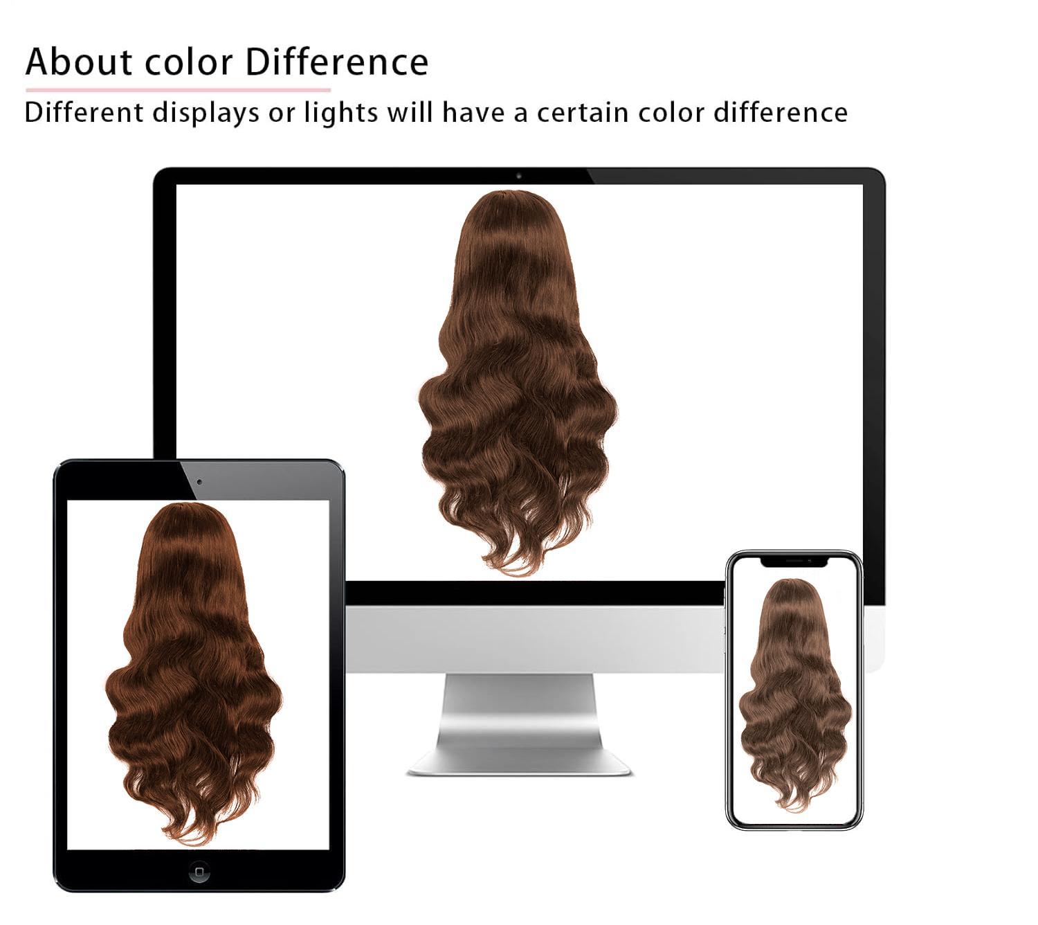 Bling Hair Chocolate Brown Wigs Body Wave 13x4 13x6 HD Transparent Lace Front Human Hair Wig For Women 4x4 Lace Closure Brazilian Remy Human Wig Pre plucked Natural Hairline 30 Inch 180% Density TikTokShopHolidayHaul