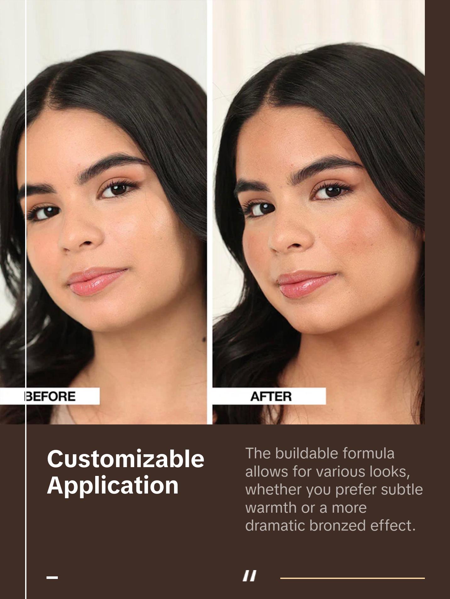 Palladio Matte Bronzer - Nourishing Makeup for Smooth Skin with Shimmering Finish