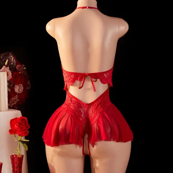AESKEIA Women's Sexy Lingerie Erotic Bodysuit Babydoll Exotic Costume Crotchless Deep V-Neck Semi-Transparent Design Extremely Hot Temptation - TikTok Shop AESKEIA Women's Sexy Lingerie Erotic Bodysuit Babydoll Exotic Costume Crotchless Deep V-Neck Semi-Transparent Design Extremely Hot Temptation - TikTok Shop