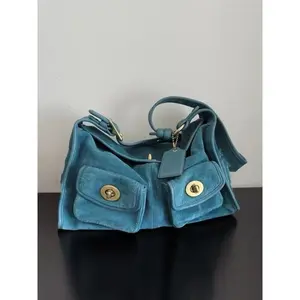 2026 New Retro Artistic Crossbody Bag, Casual Wide Shoulder Strap Commuter Bag for Women