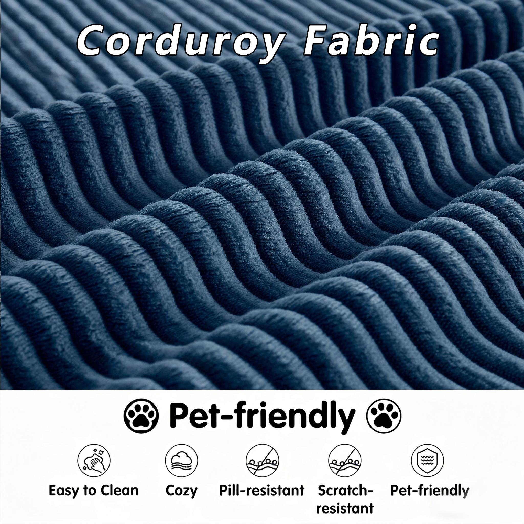 Boneless Couch Bed Chaise Oversized Lounge Series Plush Corduroy 1200LBS Load Bearing ,With Cup holder ,With Storage bag,No Assembly Required 24 Months Warranty,Upholstered Fluffy cloud sofa bed with Throw Pillows,Indoor Sleeper Chair Boneless Couch Bed Chaise Oversized Lounge Series Plush Corduroy 1200LBS Load Bearing ,With Cup holder ,With Storage bag,No Assembly Required 24 Months Warranty,Upholstered Fluffy cloud sofa bed with Throw Pillows,Indoor Sleeper Chair