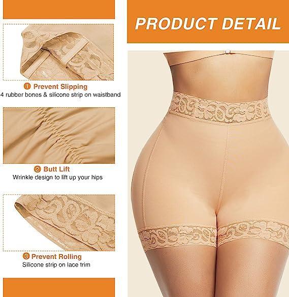FeelinGirl Hip Enhancer Comfortable Shorts Womenswear Fajas Colombianas Shapewear Postpartum Tummy Control Body Shaper