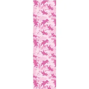 Grizzly OG Bear Warp Single Sheet Griptape - 9″x33″ Camo Pink