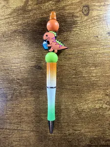 Dinosaur Beaded Ink Pen