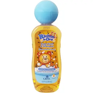 Ricitos de Oro 2-in-1 Baby Shampoo and Body Wash with Chamomile & Honey, Gentle Tear-Free Formula for Newborns & Toddlers, Sensitive Skin Care with Mild Scent, No Harsh Ingredients, 13.5 fl oz