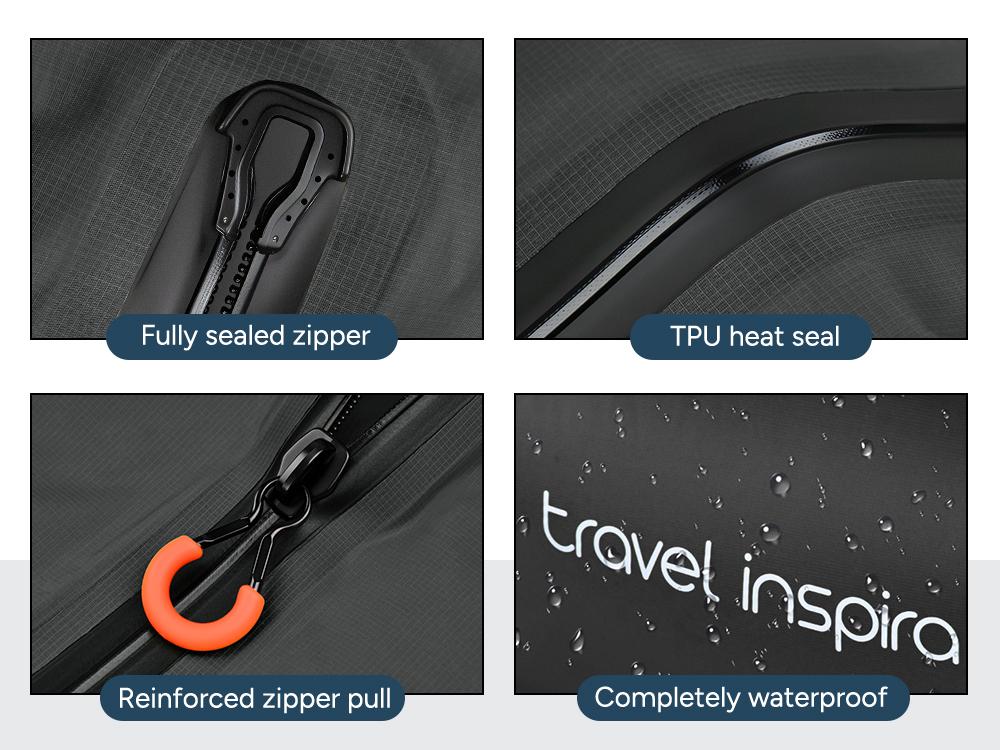 travel inspira Vacuum Compression Backpack with Electric Vacuum Pump, TSA Lock, Water-Resistant, Carry-On Approved Laptop Compartment, TSA-friendly,Hiking, Gym and Business Trip, Space Saver, Travel Hack