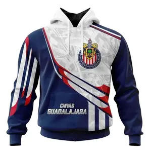 Exclusive LIGA MX Chivas Guadalajara Concept Kits ST2302 Trendy 3D Hoodie, Realistic Print Sweatshirt, Cool Unisex Fashion Top