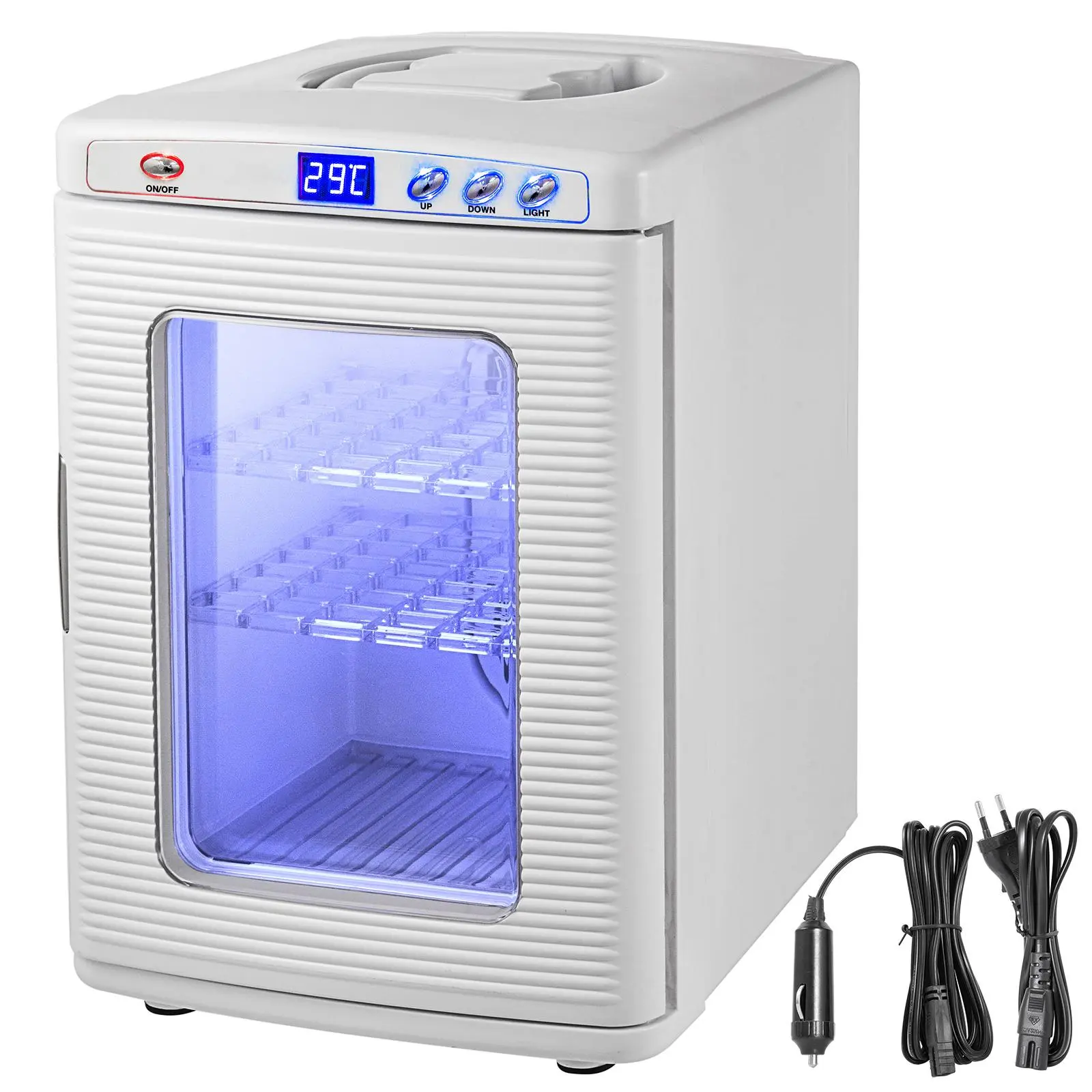 【summerfinds】VEVOR Digital Reptile Egg Incubator - 25L Large Capacity, 5°C to 60°C Temp Range, LED Display, External Buttons, Built-in Handle, for Reptiles/Poultry, Pet Supplies, Father's Day Gift