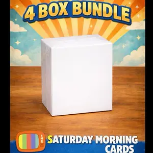 Saturday morning trading cards, 4 boxes bundle.
