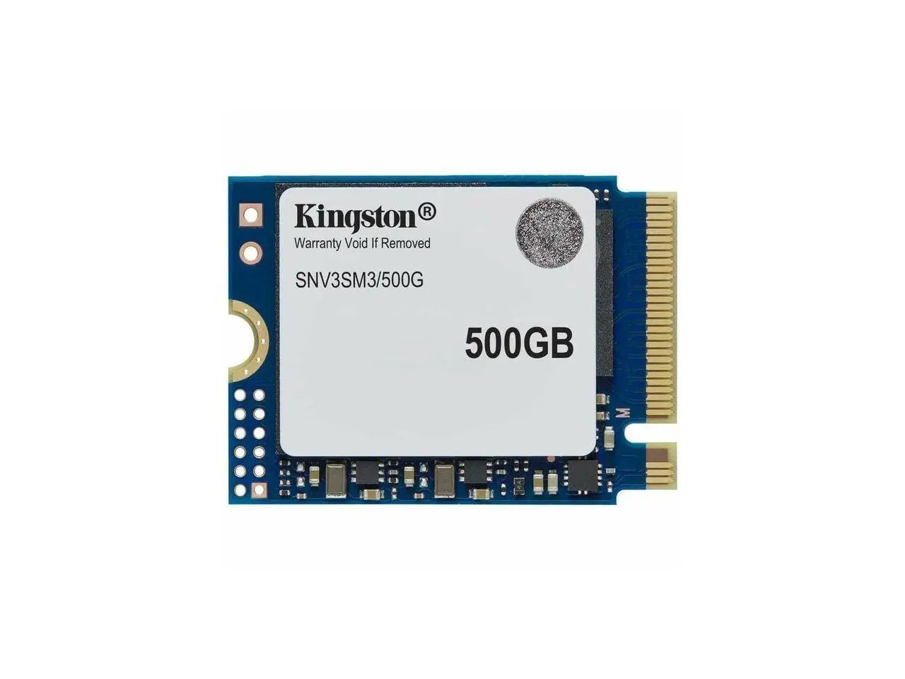 Kingston NV3 500 GB Solid State Drive - M.2 2230 Internal - PCI Express NVMe (PCI Express NVMe 4.0 x4) - Notebook, Gaming Console Device Supported - 160 TB TBW