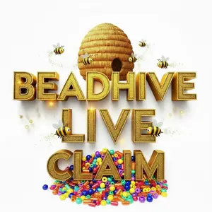 Live Bead Party – Claim Only Bead Assortment for Jewelry, Phone Charms & Crafts (Rhinestone, Acrylic, Resin, Flowers)