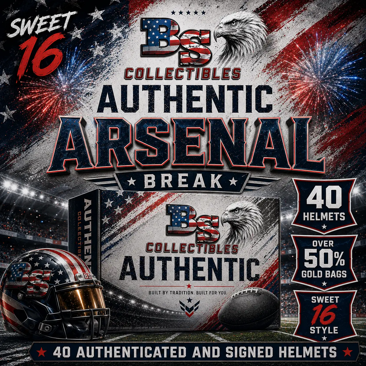 (1) Sweet 16 BS Collectibles Authentic Arsenal Break!