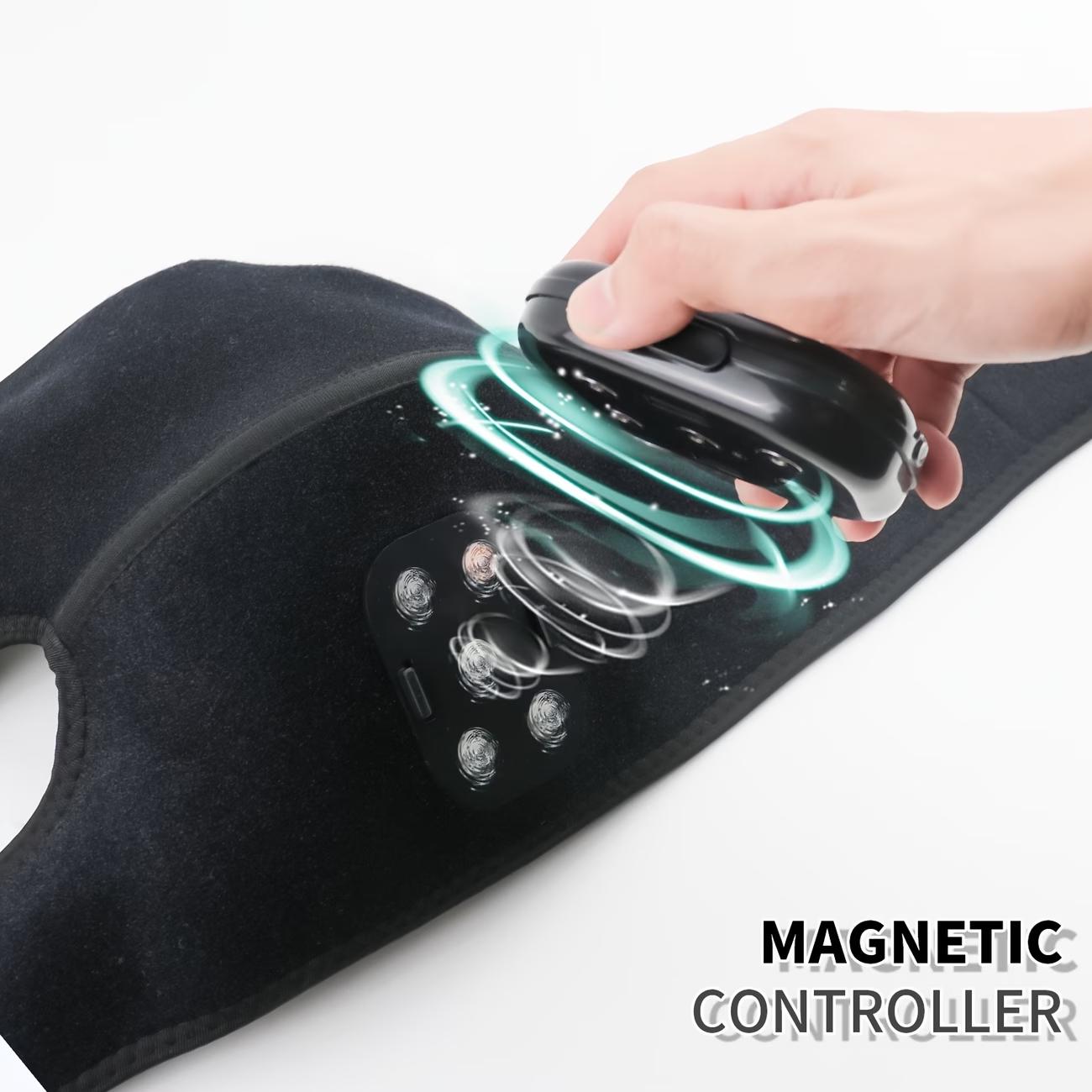 3-in-1 Heated Knee Massager, Cordless Rechargeable Knee Heating Pad with Multiple Massage Modes, Adjustable Heat & Vibration for Knees, Shoulders, Arms & Elbows, Portable Comfort Wrap for Home, Office & Travel, Great Gift for Women & Men