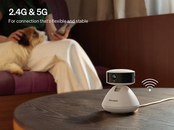 PETLIBRO AI Dog Camera Pet Camera Indoor with Phone App [Multi-Pet Recognition, Daily Activity Analysis & Smart Summaries] Cat Camera 360° View, 1080P Dog Cam Night Vision, 2-Way Audio WiFi Cam Cat