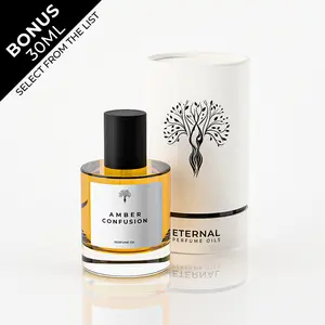 Eternal Perfume Oils – Amber Confusion Perfume Oil for Men & Women | 50ml with Bonus 30ml Bottle of Your Choice