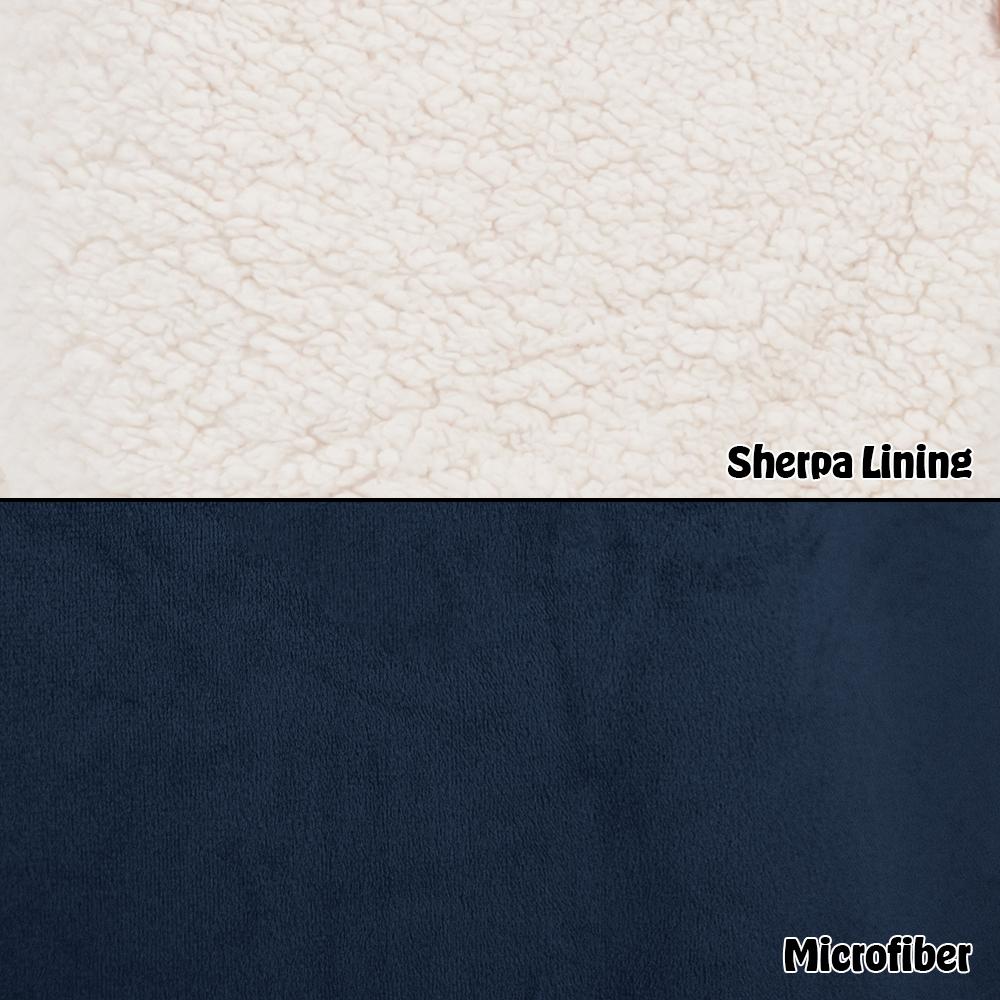 THE COMFY Original Full-Zip- Sherpa Lined Wearable Blanket Hoodie with Full Length Zipper for Warmth and Style, Machine Washable, One Size Fits Most, Seen on Shark Tank, Great Gift, Great for Winter, Womenswear