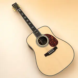 D45 Acoustic Guitar，41 Inch Spruce Top & Rosewood Back,pickup, Professional Dreadnought Guitar for Beginner & Advanced Players