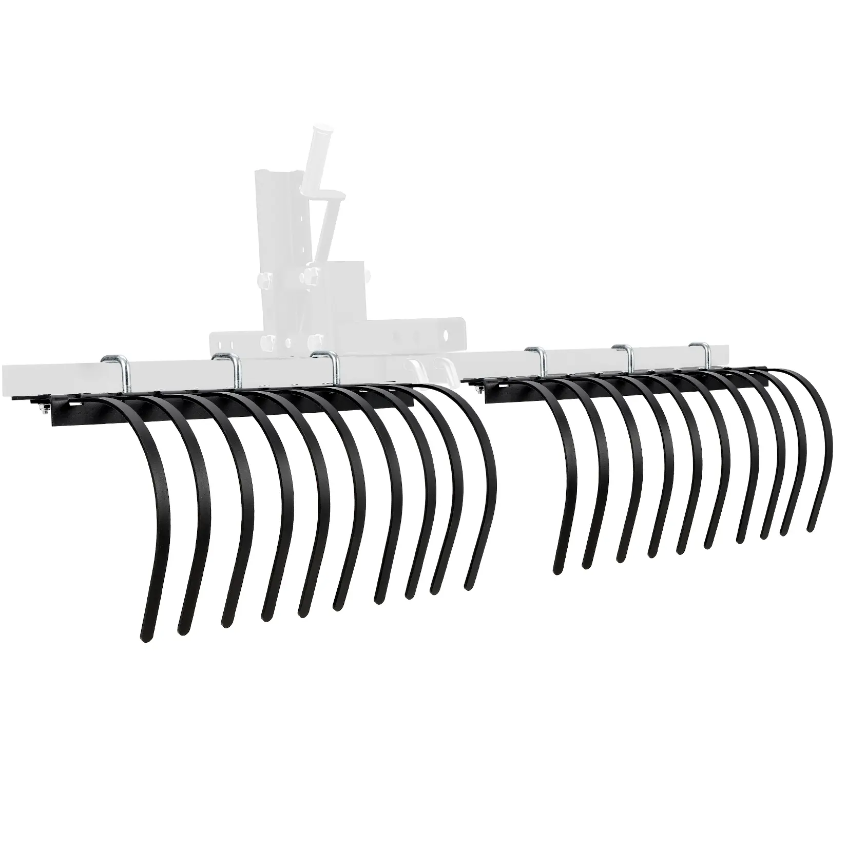 Heavy Duty 60" Landscape Rake for Tractor, ATV, UTV – 20 Steel Tines – Powder Coated – Efficient Rock, Grass Clumps & Debris Removal – Ideal for Seeding Preparation Heavy Duty 60" Landscape Rake