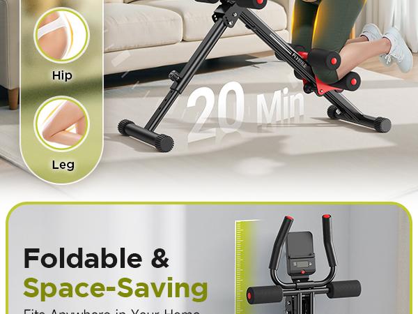 FLYBIRD Ab Workout Equipment, Adjustable Ab Machine Full Body Workout for Home Gym, Strength Training Exercise Equipment for Body Shaping Foldable Waist Trainer Suitable for Beginner FLYBIRD Ab Workout Equipment, Adjustable Ab Machine Full Body Workout for Home Gym, Strength Training Exercise Equipment for Body Shaping Foldable Waist Trainer Suitable for Beginner