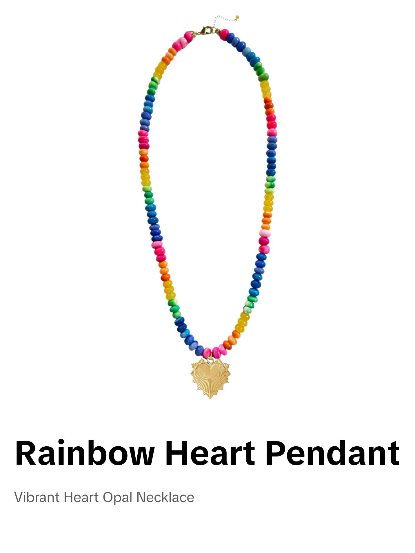 Long Rainbow Paloma Necklace