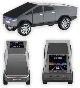 WS-580 Pickup Truck Model Bluetooth Speaker with USB Micro SD AUX FM Radio TWS Pairing for Indoor Outdoor Party Birthday Gift Cybertruck