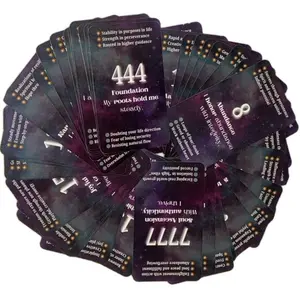 Numerology Oracle Card Deck, Spiritual Guidance Cards, Intuition & Self Reflection Tool, Shadow Work Deck, Tarot Lovers Gift