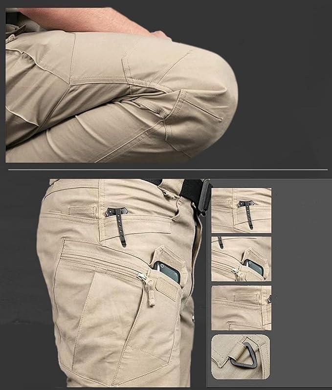 HOMUG Men's Lightweight Cargo Pants – Sturdy and durable, featuring large-capacity zippered pockets and straight-cut hems. Available in multiple colors, they are ideal for spring and autumn wear.（Please order according to the size chart） SpringStatements