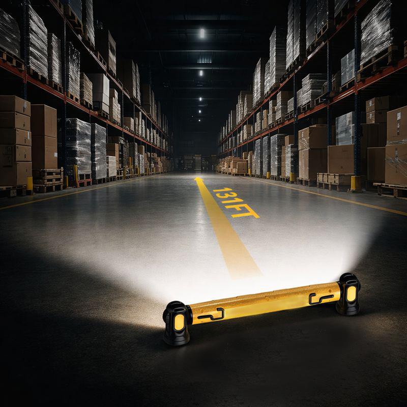 3000LM Under Hood Work Light Bar, Magnetic Rechargeable LED Light with Hook, Cordless Mechanic Work Light for Auto Repair Garage