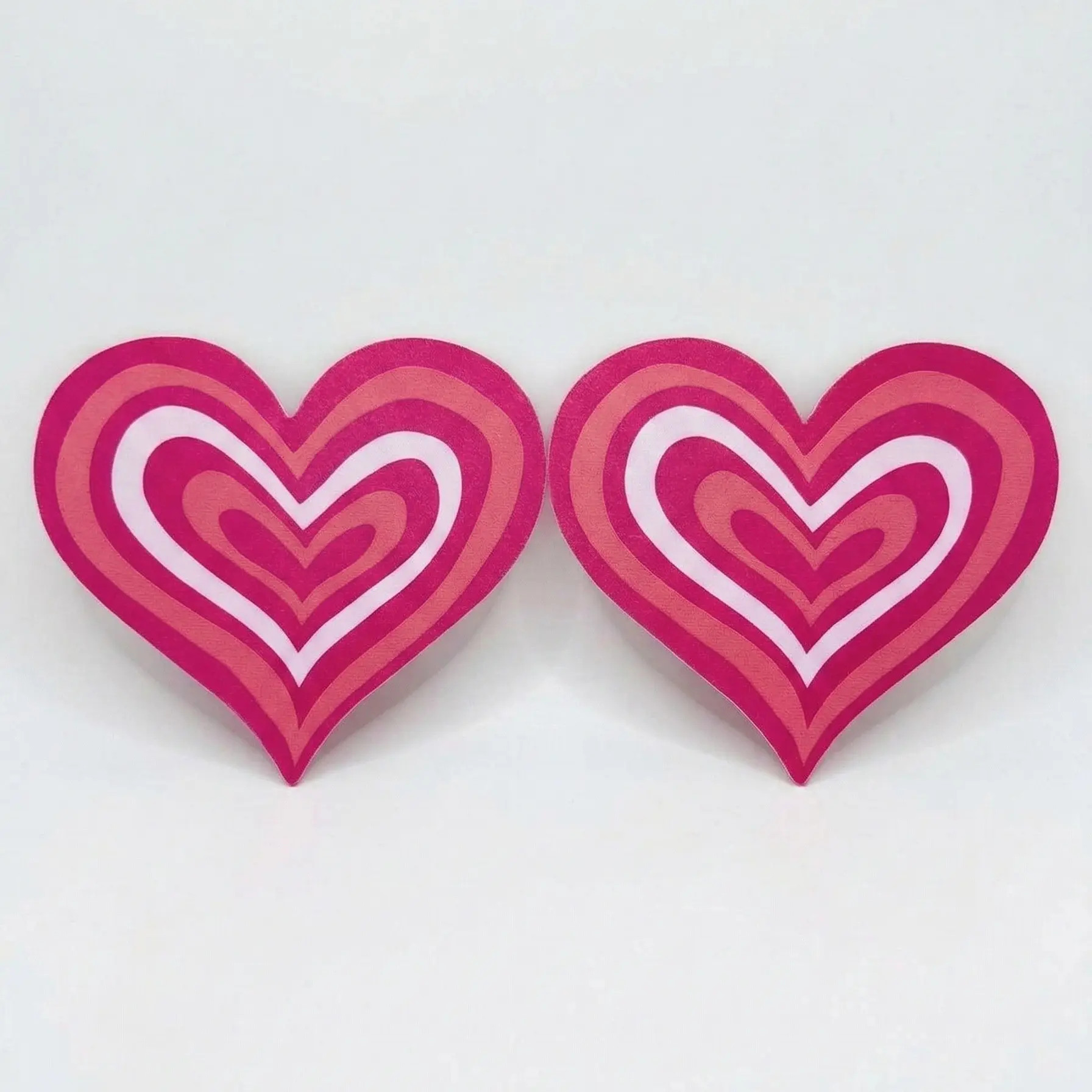 Hypno Hearts Contactless Payment Pasties – NFC Tap-to-Tip Heart Shaped Nipple Covers – Hustle-Ready & Reusable