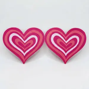 Hypno Hearts Contactless Payment Pasties – NFC Tap-to-Tip Heart Shaped Nipple Covers – Hustle-Ready & Reusable
