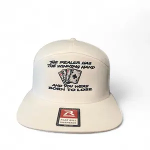 Dealer has wining hand trucker hat